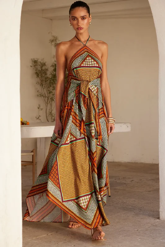 Women's Notched Collar DressesRABAN DRESS