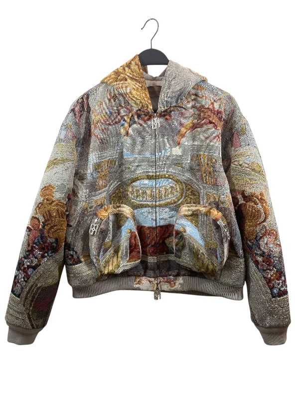 men's peacoat with internal pocketsBIRTH OF ROYAL CHILD/Jacket/S/Polyester/MLT/All Over Print/POZZO CARGO JCKT men's peacoat with internal pocketsBIRTH OF ROYAL CHILD/Jacket/S/Polyester/MLT/All Over Print/POZZO CARGO JCKT