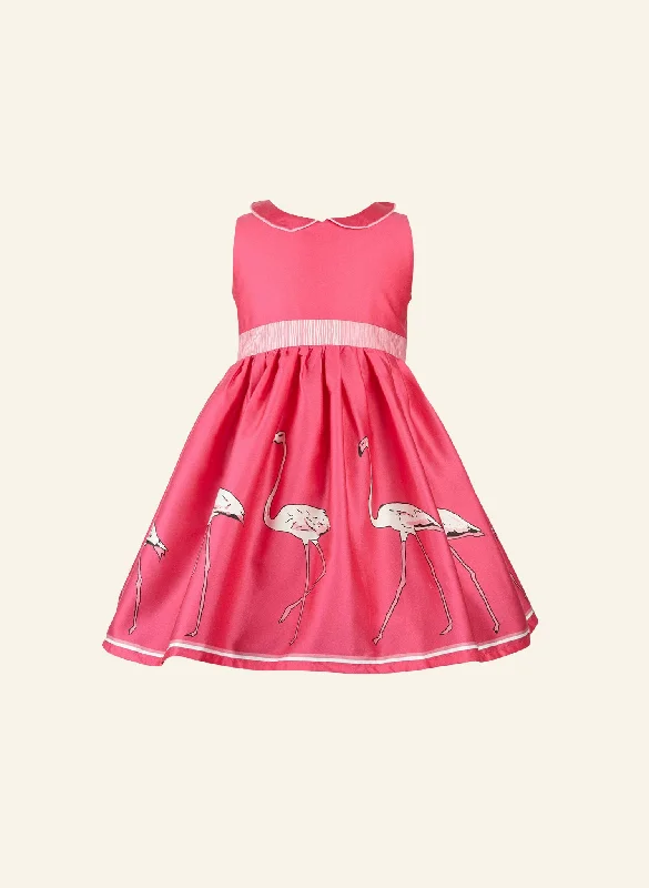 Women's Turtleneck DressesMillie Children's Dress - Raspberry Large Flamingo