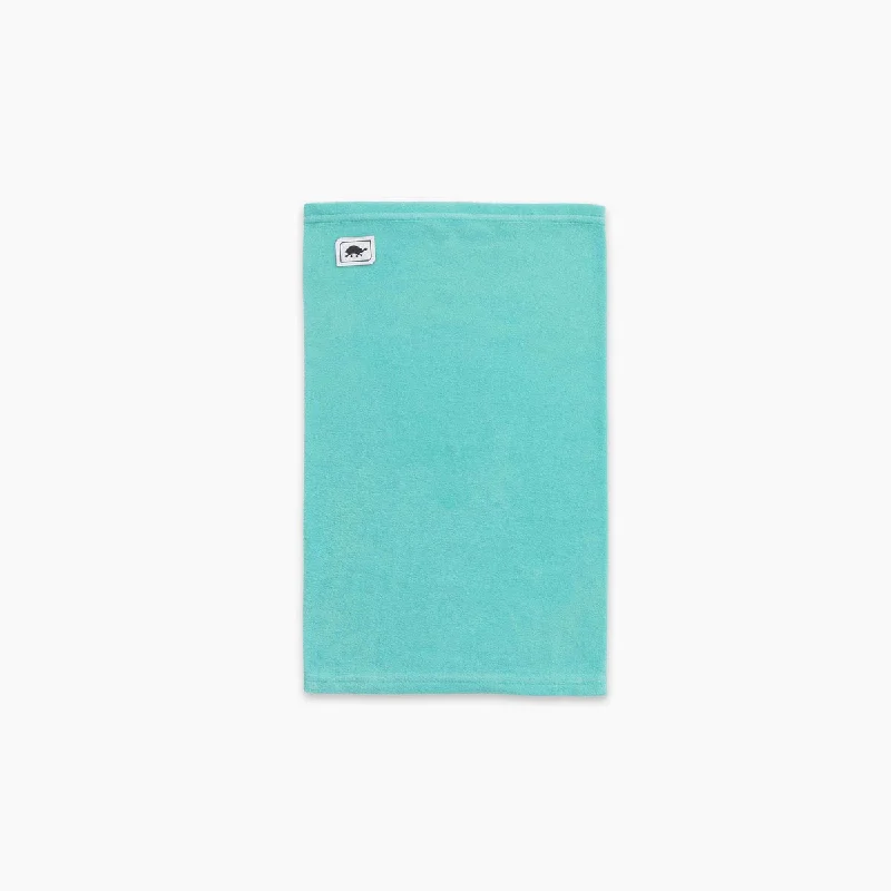 men's down-filled winter jacketMicro Fur Fleece Tube Neck Gaiter - Aquamarine