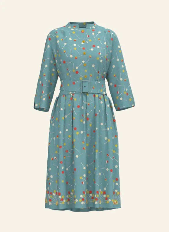 Women's Pleated DressesCynthia Dress - Sage Lollipop