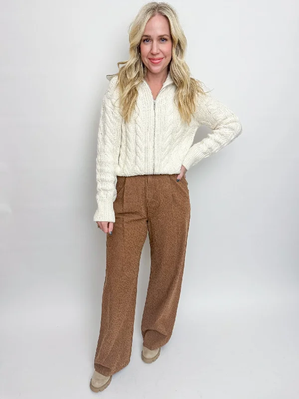 stylish bowler hatsZS Hemingway Cable Cardigan