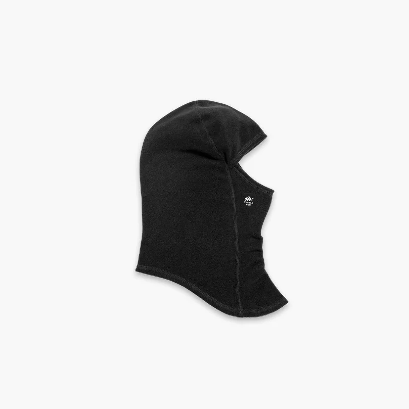 men's peacoat with patch pocketsKids' Micro Fur Fleece Maxclava - Black