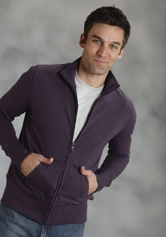 slim-fit men's trench coatOuray Mens Navy 100% Cotton USA Zip Jacket