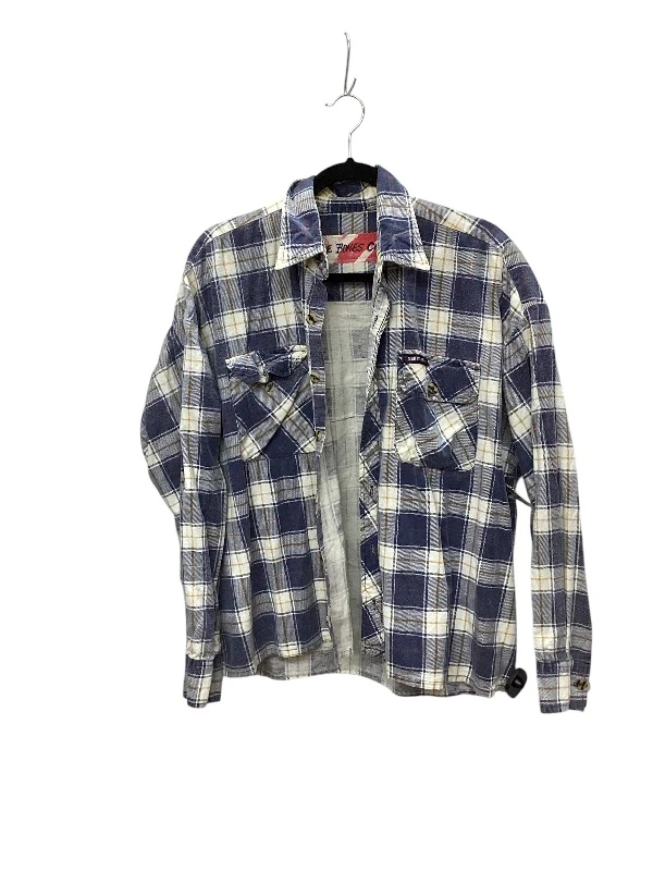 Women's Coats with Fur Trimmed HoodJacket Shirt By Clothes Mentor In Plaid Pattern, Size: 2x